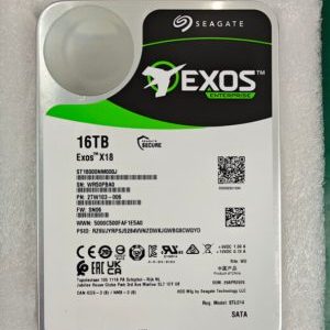 Seagate Exos helium-filled hard drives